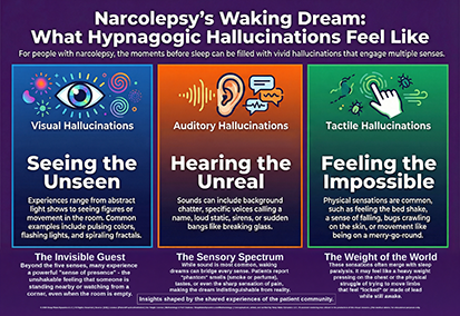 Narcolepsy's Waking Dream: What Hypnagogic Hallucinations Feel Like