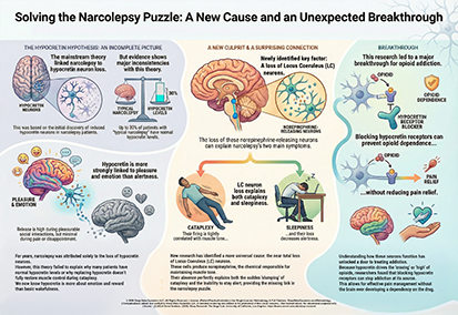 Solving the Narcolepsy Puzzle: Locus Coeruleus & Opioids