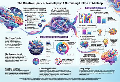 The Creative Spark of Narcolepsy: A Surprising Link to REM Sleep
