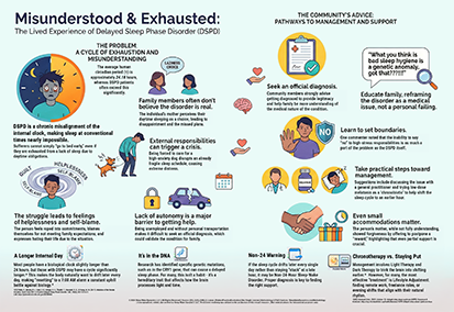 Misunderstood & Exhausted: The Lived Experience of Delayed Sleep Phase Disorder (DSPD)