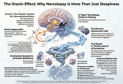 The Orexin Effect: Why Narcolepsy Is More Than Just Sleepiness