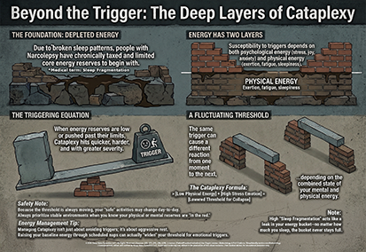 Beyond the Trigger: The Deep Layers of Cataplexy