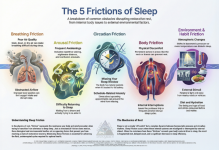 The 5 Frictions of Sleep: Common Obstacles Disrupting Restorative Rest (Free Patient Community Version)