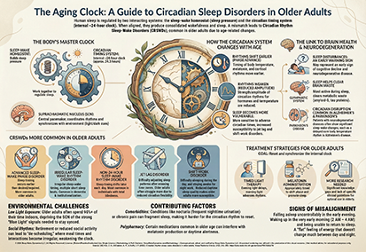 The Aging Clock: A Guide to Circadian Sleep Disorders in Older Adults